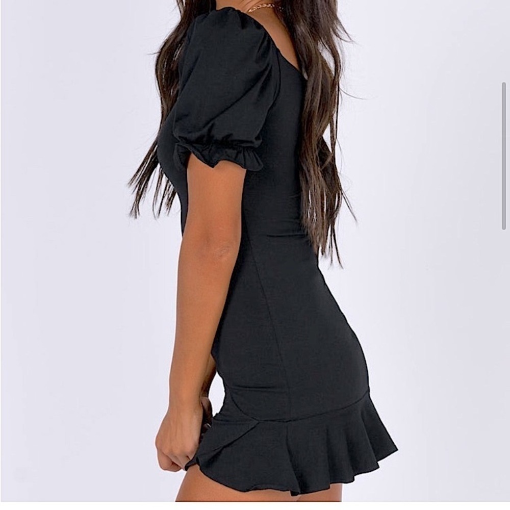 Princess Polly Precious Thing Black Mini Dress Size 2